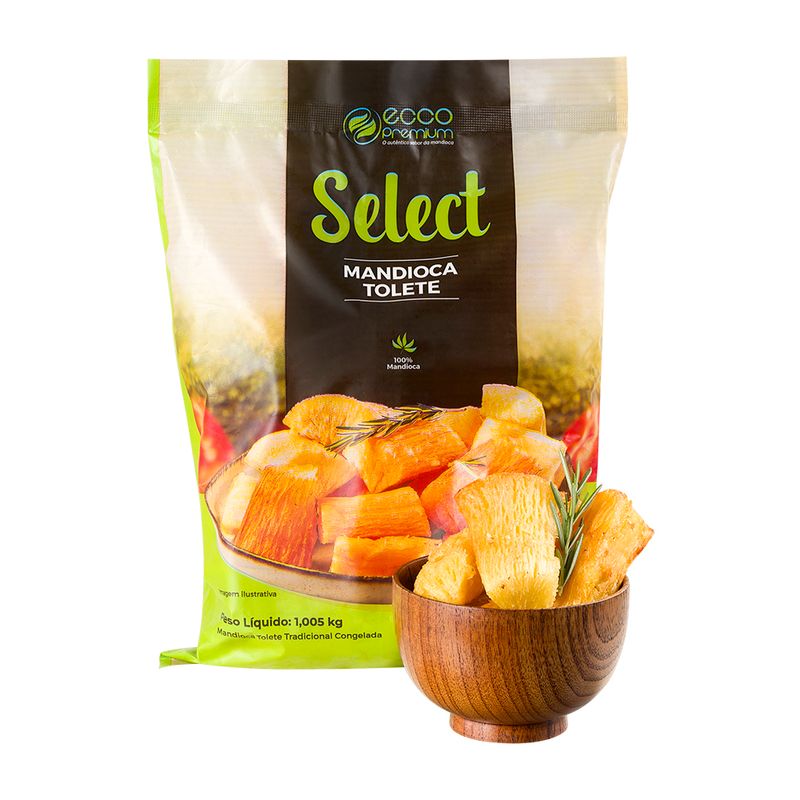 Mandioca Cozida E Congelada Ecco Premium 1 Kg