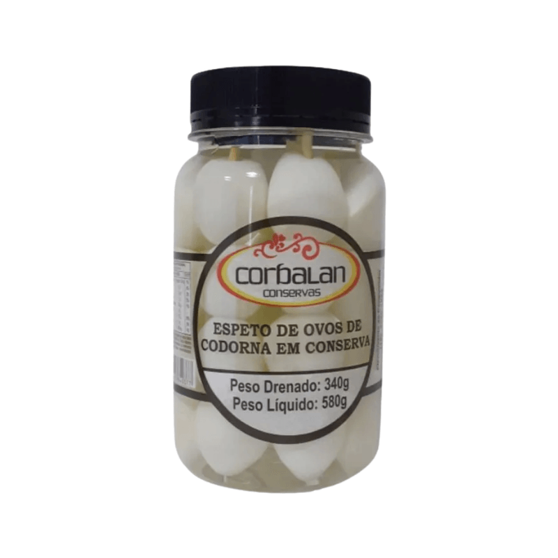 Espeto De Ovo Codorna Conserva Corbalan 340g