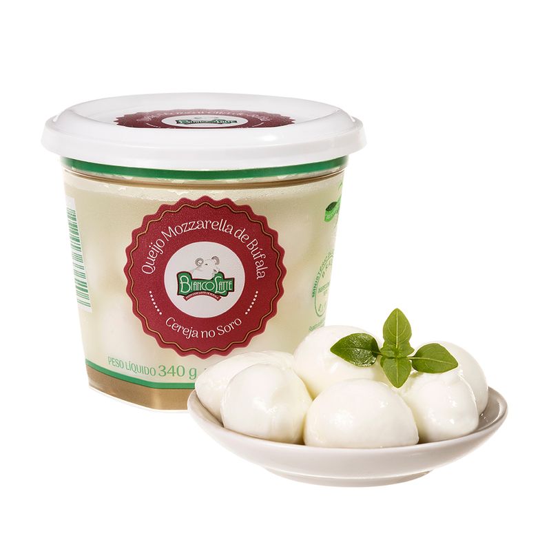 Queijo Muçarela De Búfala No Soro Bianco Latte 160 G