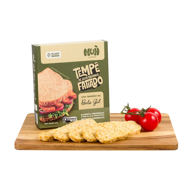 Tempê De Soja Fatiado E Defumado Mun 225 G