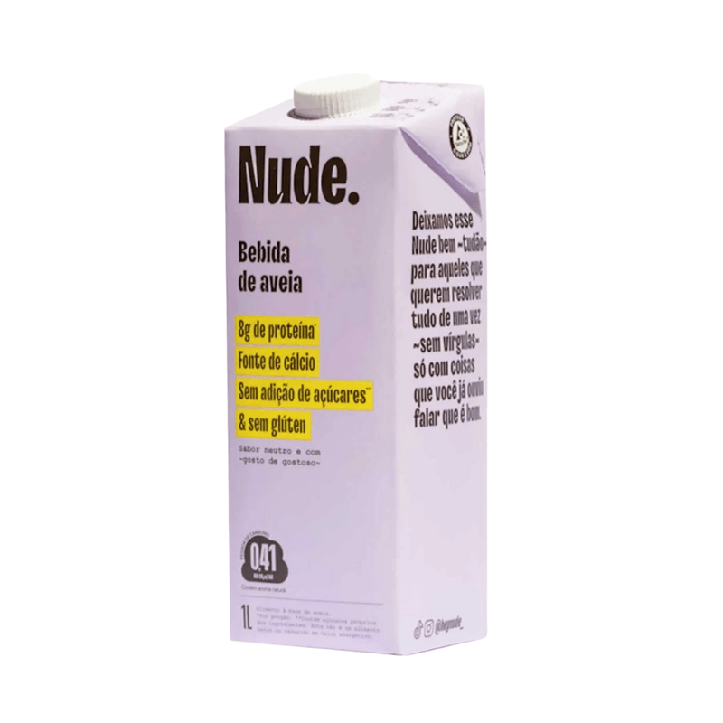 Bebida De Aveia Tudao Nude 1l