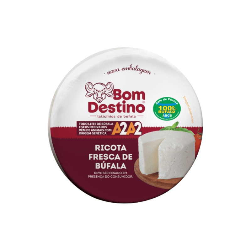 Queijo Ricota Búfala Bom Destino Peça