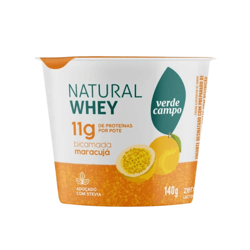 Iogurte Whey Maracujá Verde Campo 140g