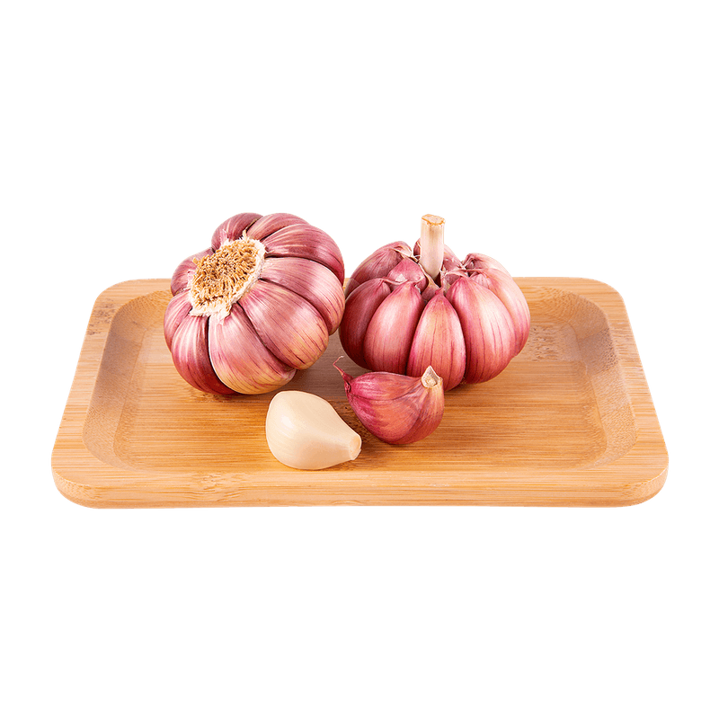 Alho Roxo Na Bandeja