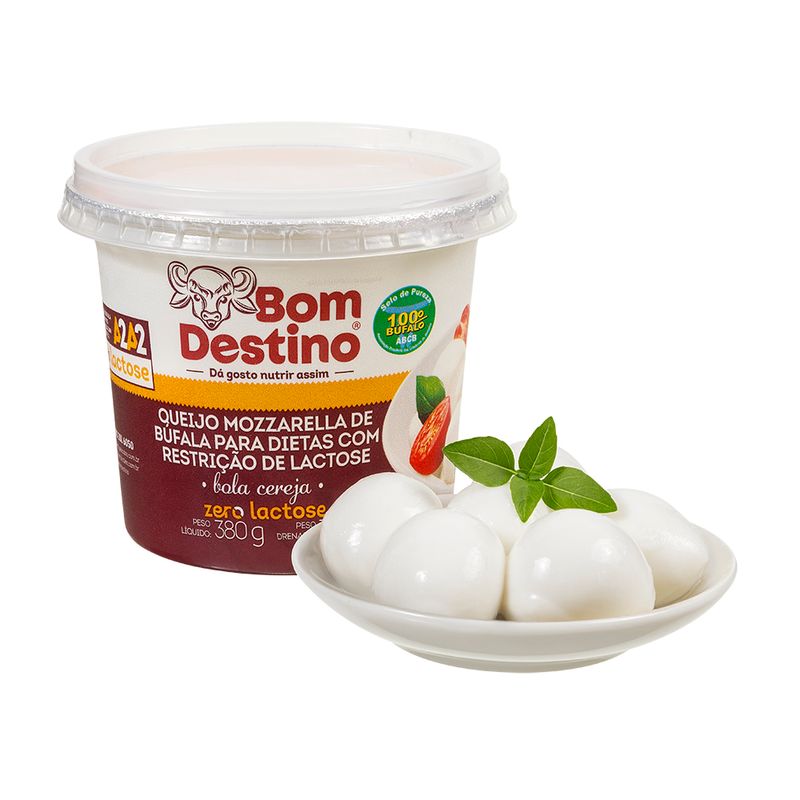 Q Muss Bufala Bola Cereja Zero Lact Bom Destino160g