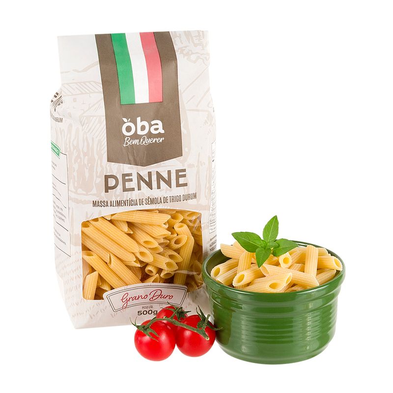 Macarrão Pene Grano Duro Oba Bem Querer 500 G
