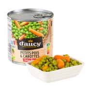 Mix Ervilha Cenoura Extra Fina Conserva Importada Daucy 400g