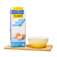 Clara De Ovo Pasteurizada Resfriada Fleisheggs 1 Kg