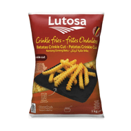 Batata Frita Congelada Belga Crinkle Lutosa 1 Kg