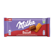 Barra De Chocolate Milka Biscoff 90 G