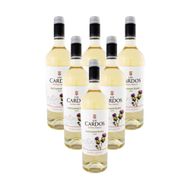 Caixa de Vinho Argentino Dona Paula Los Cardos Dolce Branco 750 Ml 6 unidades