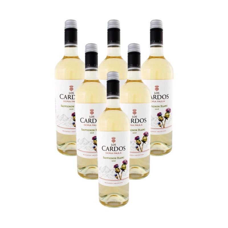 Caixa-de-Vinho-Argentino-Dona-Paula-Los-Cardos-Dolce-Branco-750-Ml-6-unidades
