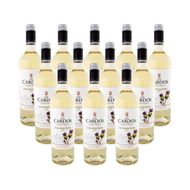 Caixa de Vinho Argentino Dona Paula Los Cardos Dolce Branco 750 Ml 12 unidades