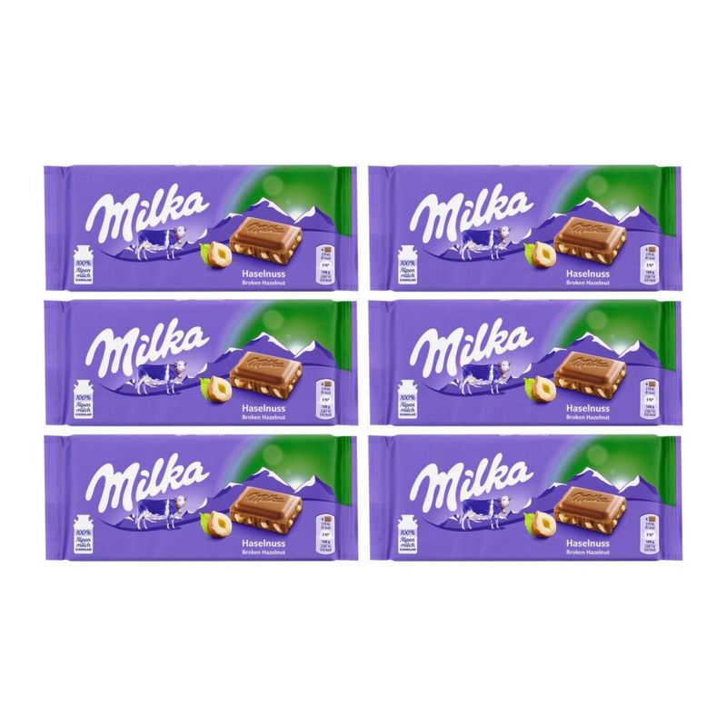 Kit-Barra-de-Chocolate-Importado-Com-Avela-Milka-100-G-6-Unidades