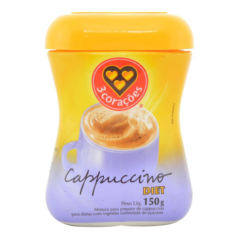 Cappuccino-Diet-3-Coracoes-150-G