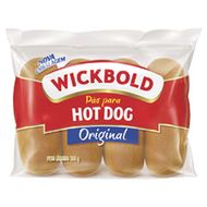 Pão Hot Dog Tradicional Wickbold 200 G