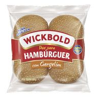Pão De Hamburguer Com Gergelim Tradicional Wickbold 200 G