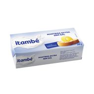 Manteiga Em Tablete Sem Sal Itambé 200 G