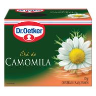 Cha Dr Oetker 15g Camomila