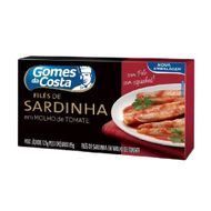 File De Sardinha Gomes Da Costa 125g Molho De Tomate