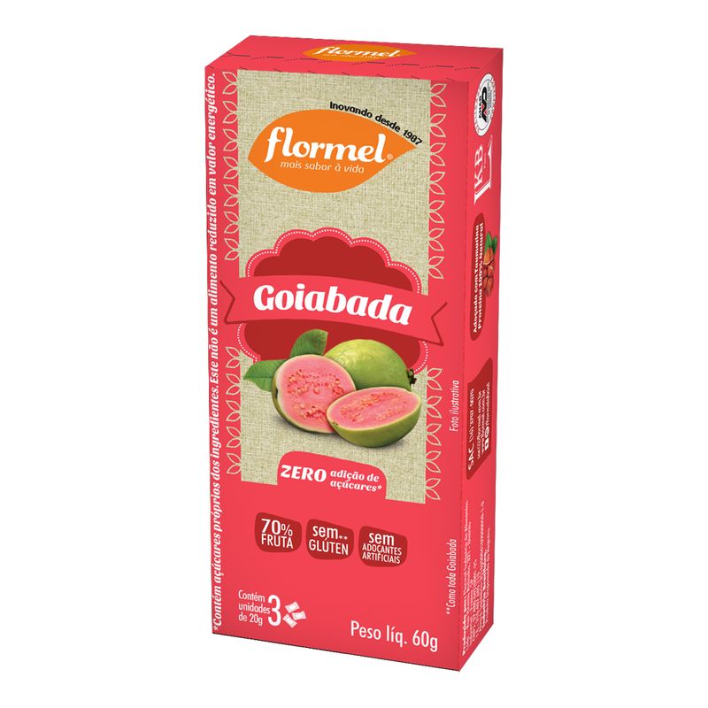 Goiabada-Zero-Flormel-60-G