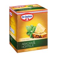 Chá Abacaxi Com Hortela Dr Oetker 15g