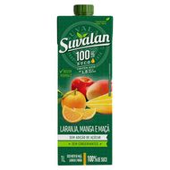 Suco Misto Maçã Laranja E Manga Suvalan 1 Litro