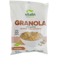 Granola Sem Glúten Com Quinoa  E Castanha Vitalin 200g