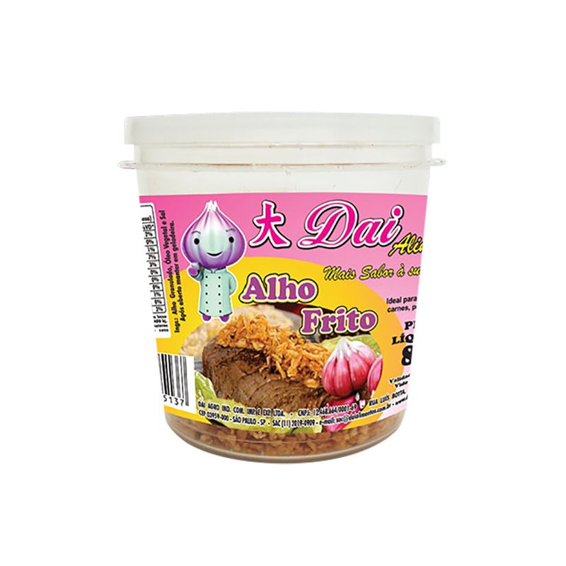 Alho-Frito-Daiiti-Pote-80-G