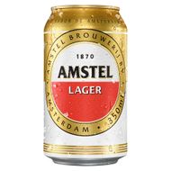 Cerveja Lager Amstel Lata 350 Ml
