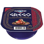 Iogurte De Fondue De Morango Com Chocolate Grego Danone 100 G