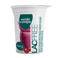 Iogurte Com Goji E Cranberry Sem Lactose Lacfree Verde Campo 140 G