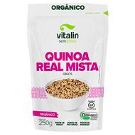 Quinoa Real Mista Orgânica Em Grãos Vitalin 250g