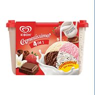 Sorvete 4x1 Cremosissimo Kibon 2 L