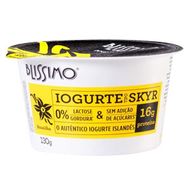 Iogurte Desnatado Skyr Com Baunilha Sem Lactose Blissimo 130 G