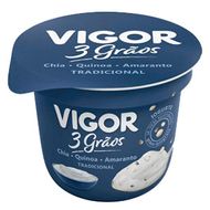 Iogurte Natural Tradicional 3 Grãos Vigor 100 G