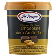 Sorvete De Chocolate Com Amêndoas La Basque 500 Ml