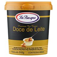 Sorvete De Doce De Leite La Basque 500 Ml