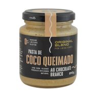 Pasta De Côco Com Chocolate Branco Sem Açúcar  Original Blend 210 G