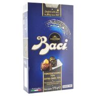 Bombom De Chocolate Italiano 70% Recheado Com Avelã Baci 175 G