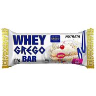 Barra Proteica Whey Grego Bolo De Festa Nutrata  40 G