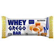 Barra Proteica Whey Grego Doce De Leite Nutrata 40 G
