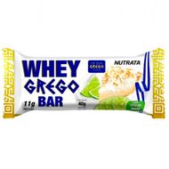 Barra De Proteina Nutrata Whey Grego Torta De Limão 40g