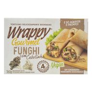 Wrap Gourmet Recheado Com Cogumelos Wrappy 360 G