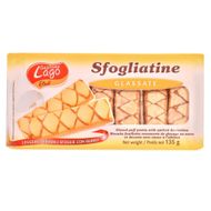 Biscoito Folheado Glaceado Com Creme De Damasco Italiano Lago 135 G