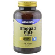 Omega 3 Plus 1000mg Vitaminlife C 90 Capsulas