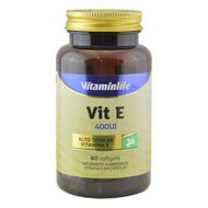 Vitamina E 400ui Vitaminlife Com 60 Cápsulas