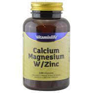 Calcium Magnesium Zinco Vitaminlife C 120 Capsulas