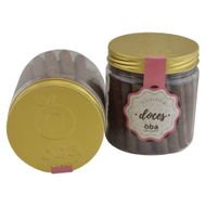 Tubetes Com Cobertura De Chocolatee Sem Recheio Oba Bem Querer 250 G.