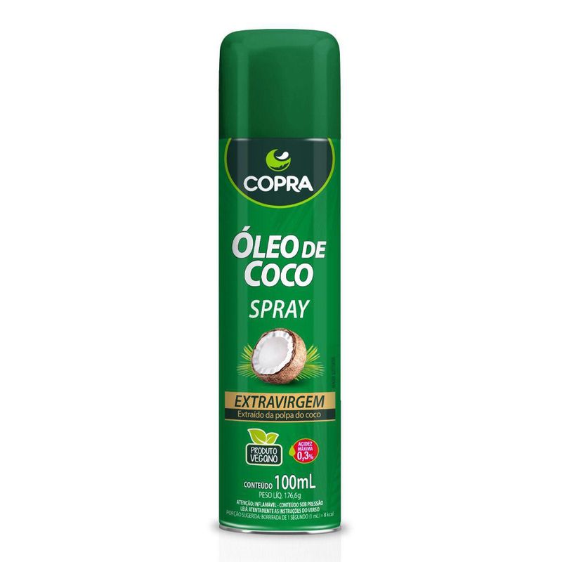 Oleo-De-Coco-Extravirgem-Spray-Copra-100-Ml